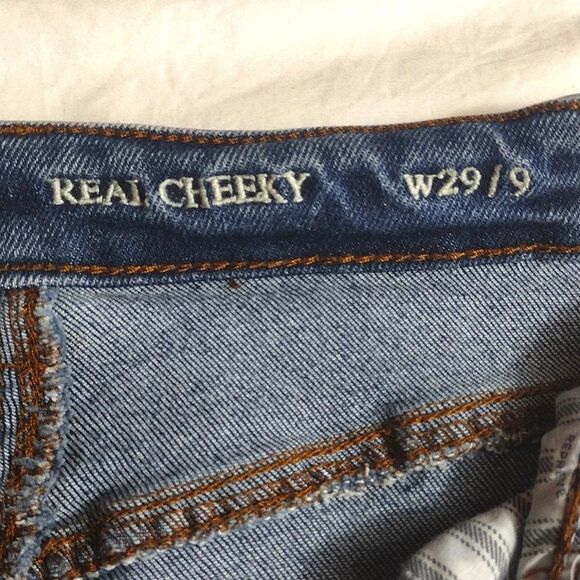 Vanilla Star Real Cheeky High Rise Ripped Distressed Jeans Size 29/ 9 - Picture 13 of 14
